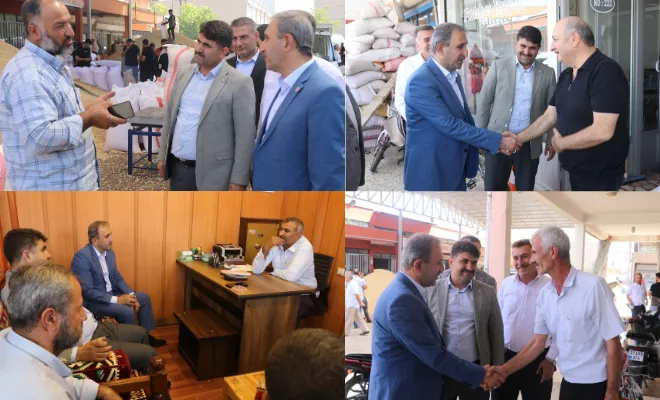 HÜDA PAR Milletvekili Demir, Fıstık halini ziyaret etti