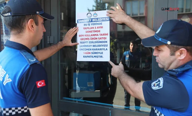 Şahinbey Belediyesi zincir market şubesini kapattı