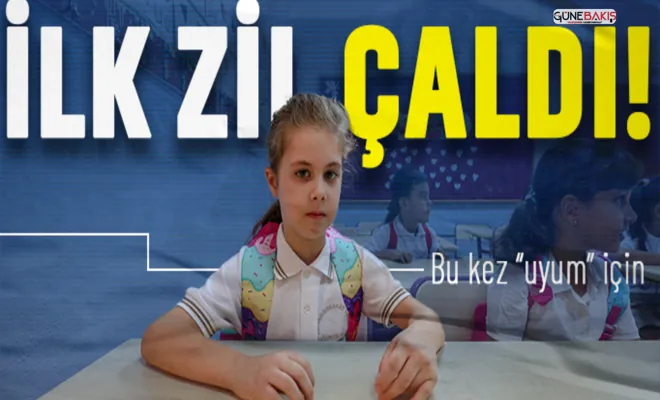 Okullarda ilk zil "uyum" için çaldı