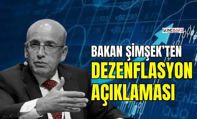 Bakan Şimşek: Dezenflasyon belirginleşiyor