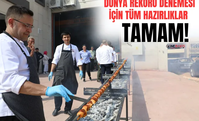 Dünya rekoru denemesi için tüm hazırlıklar tamam! 