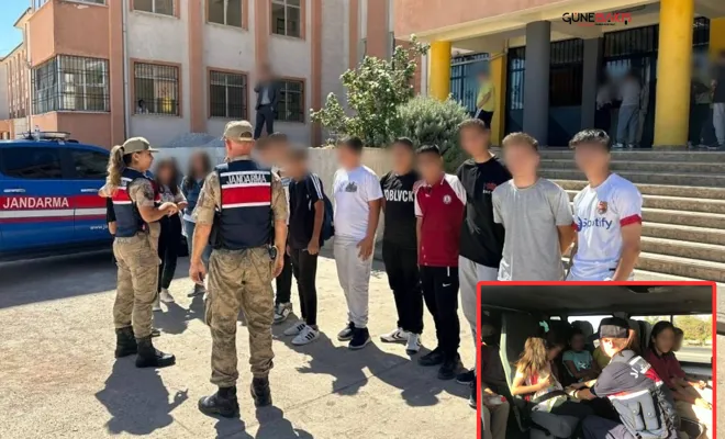 Gaziantep’te Jandarmadan okul servis araçlarına denetim