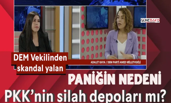 DEM vekilinden skandal HÜDA PAR yalanı! Bu paniğin nedeni PKK'nin gizli silah depoları mı