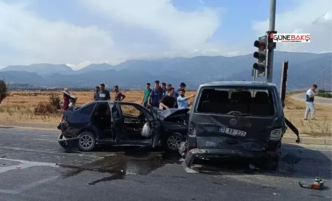 İslahiye’de trafik kazası 2 yaralı