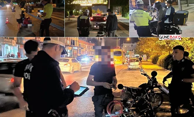 Gaziantep’te 160 motosiklet sürücüsüne 586 bin TL ceza