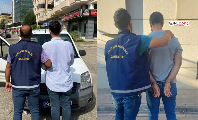 Gaziantep’te hapis cezası bulunan 2 şüpheli yakalandı 