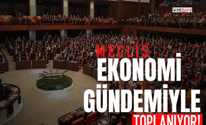 Meclis ekonomi gündemiyle toplanıyor!