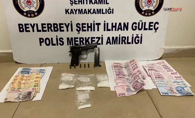 Şehitkamil’de 2 kişinin üzerinde uyuşturucu ele geçirildi