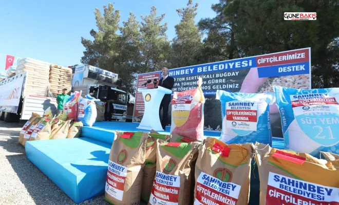 Şahinbey Belediyesi’den çiftçilere 1 milyarlık destek