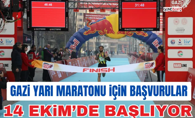 Gazi Yarı Maratonu için başvurular 14 Ekim’de başlıyor 
