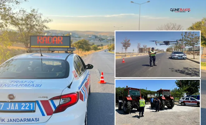 Gaziantep’te Trafik Jandarmasından denetim