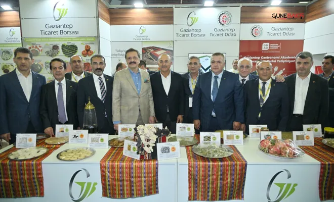 Gaziantep’in coğrafi işaretli ürünleri YÖREX Fuarında tanıtıldı