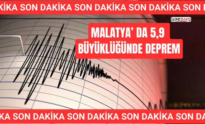 Malatya’da meydana gelen deprem Gaziantep’tede hissedildi