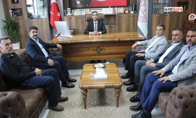 HÜDA PAR Gaziantep il Başkanlığı'ndan İl Milli Eğitim Müdürü Kılınç'a ziyaret