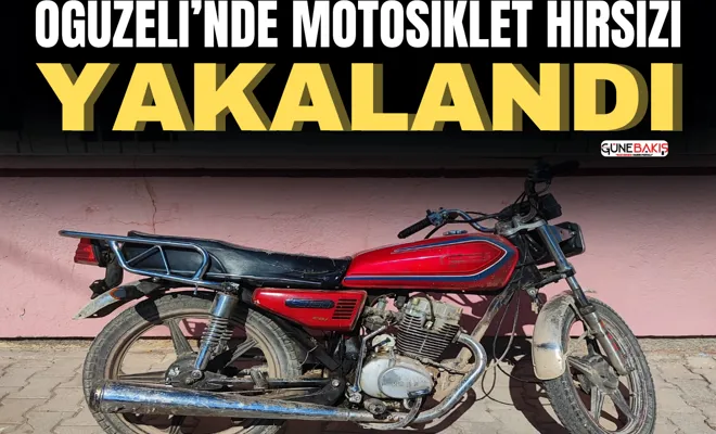 Oğuzeli’nde motosiklet hırsızı yakalandı