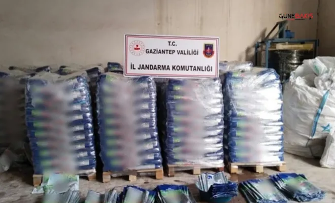 Gaziantep'te sahte deterjan operasyonu
