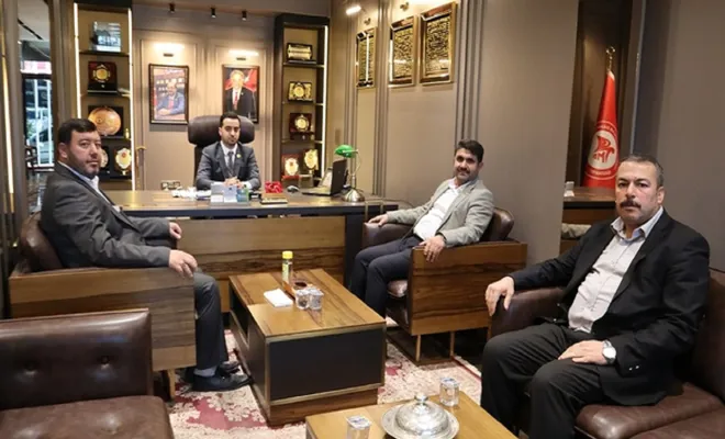HÜDA PAR Gaziantep İl Başkanlığı'ndan "Muhtarlar Günü" ziyareti
