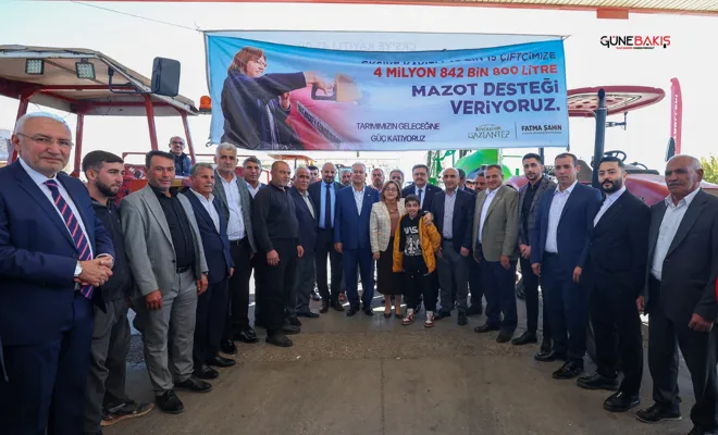 Gaziantep Büyükşehir, çiftçilere ücretsiz akaryakıt dağıtımına başladı
