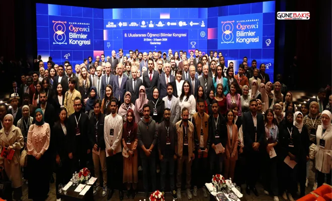 GAÜN’de 8. Uluslararası Öğrenci Bilimler Kongresi başladı 