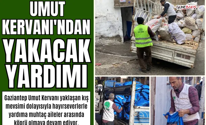 Umut Kervanı'ndan yakacak yardımı