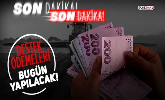 Tarımsal destek ödemeleri bugün hesaplarda