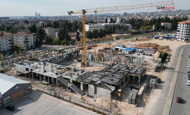 Gaziantep Büyükşehir, uluslararası müsabakalara uygun yeni spor salonunun inşasına devam ediyor