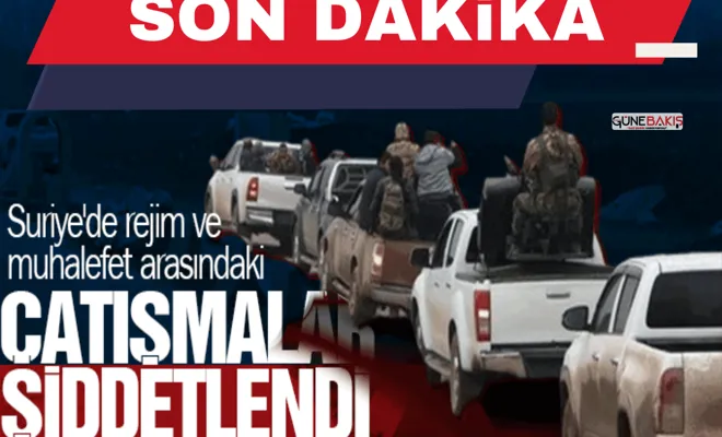 Suriye'de rejim ve muhalefet arasındaki çatışmalar şiddetlendi