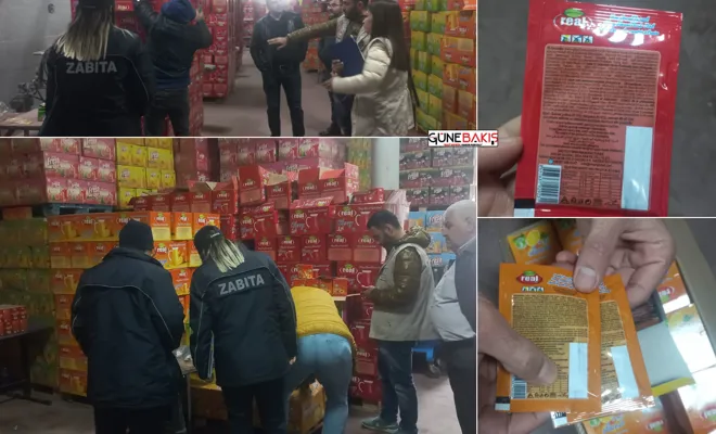 Gaziantep’te 494 koli tarihi geçmiş ürün imha edildi