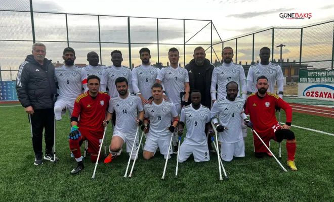 Şahinbey Ampute Futbol Takımı’ndan farklı skor 5-0