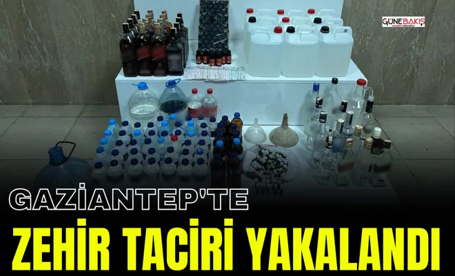 Gaziantep'te zehir taciri yakalandı
