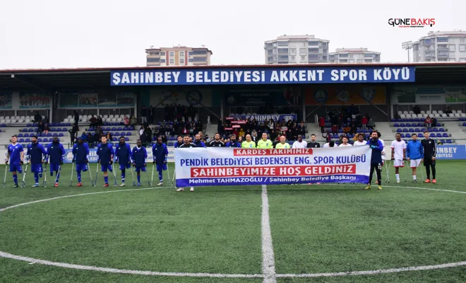 Şahinbey’de dostluk kazandı 8-2