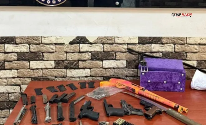 Gaziantep'te uyuşturucu ve silah ele geçirildi