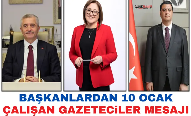 Başkanlardan 10 Ocak Çalışan Gazeteciler mesajı