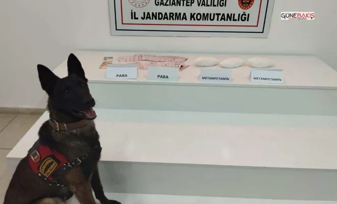 Gaziantep’te 1.5 kg metamfetamin ele geçirildi