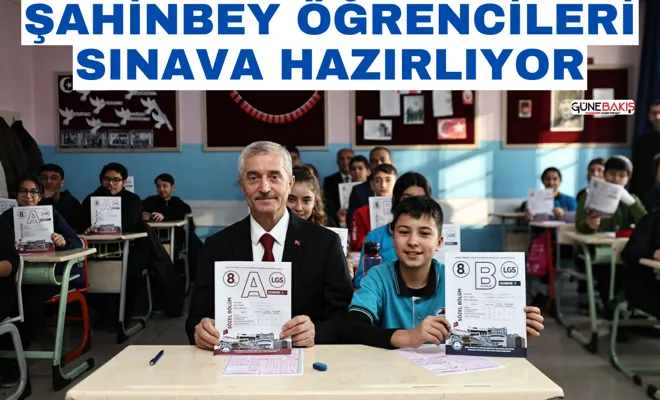 Şahinbey öğrencileri sınava hazırlıyor