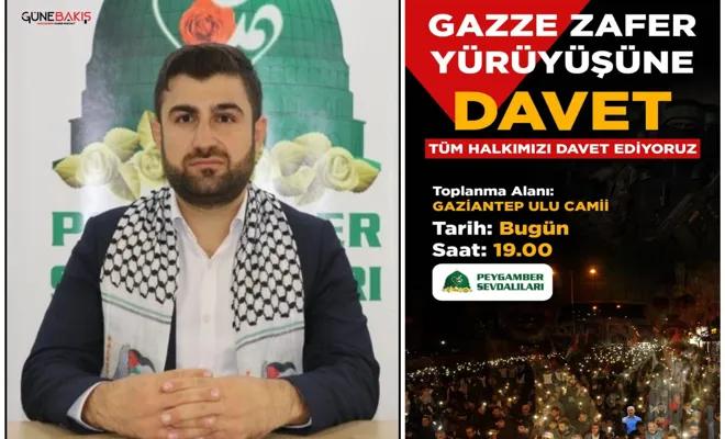 Gaziantep'te Aksa Tufanı'nın zaferi kutlanacak