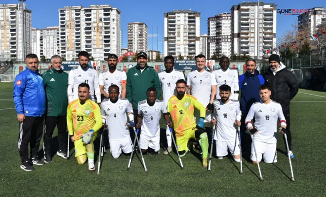 Şahinbey Ampute farklı kazandı 8-0