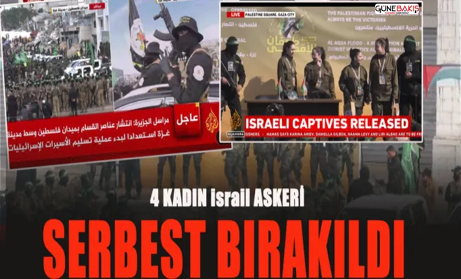 İkinci esir takası: 4 kadın israil askeri serbest bırakıldı
