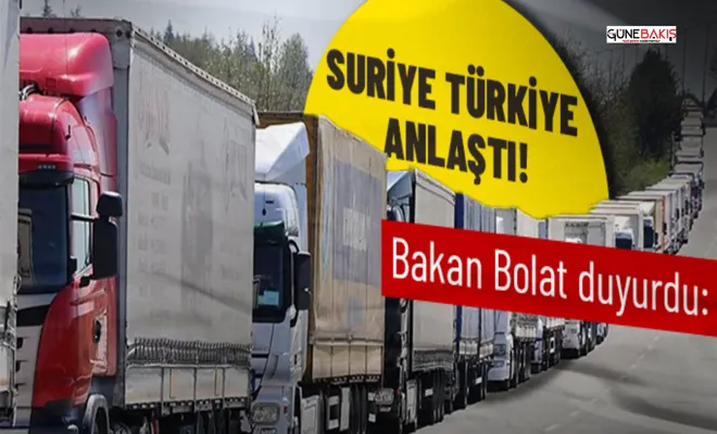 Bakan Bolat duyurdu: Suriye Türkiye anlaştı! İndirime gidildi...