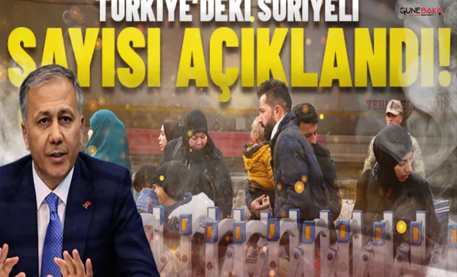 Bakan Yerlikaya, Türkiye'deki Suriyeli sayısını açıkladı