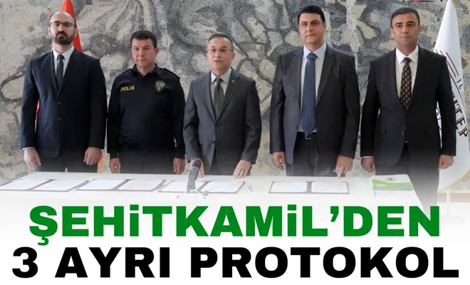 Şehitkamil’den 3 ayrı protokol