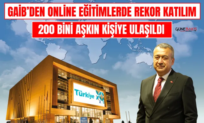 GAİB’den Online Eğitimlerde Rekor Katılım: 200 Bini Aşkın Kişiye Ulaşıldı