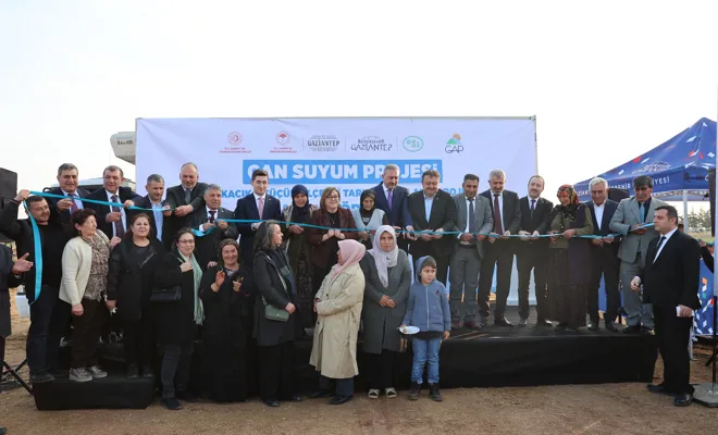 Gaziantep Cansuyum Projesi İle Tarımsal Araziler Su İle Buluşuyor