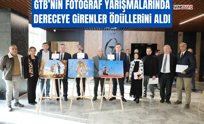 GTB’nin fotoğraf yarışmalarında dereceye girenler ödüllerini aldı