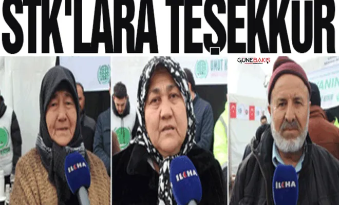 Yakınlarını kaybeden depremzedelerden STK'lara teşekkür
