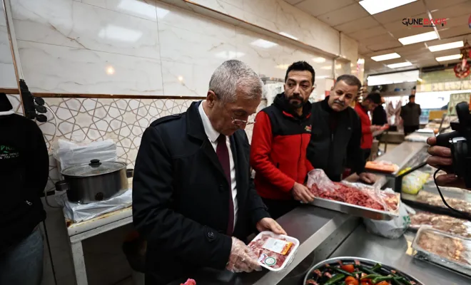 Şahinbey Belediyesi'nden kasap ve marketlere sıkı denetim