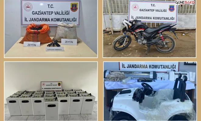 Gaziantep’te hırsızlık operasyonları: 3 tutuklama