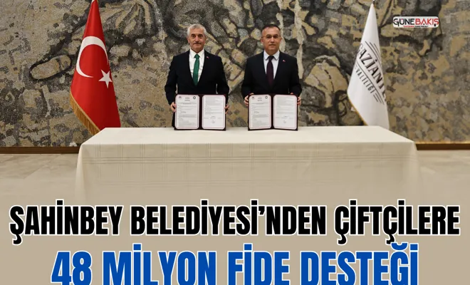 Şahinbey Belediyesi’nden çiftçilere 48 milyon fide desteği