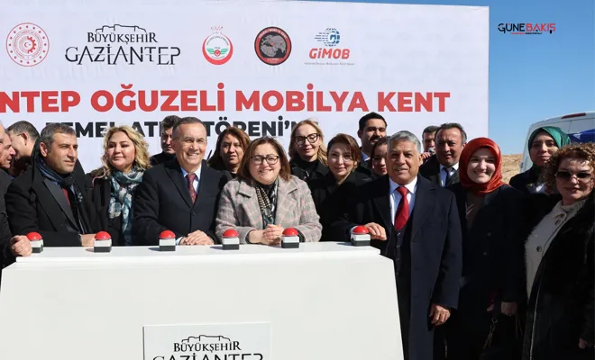Oğuzeli'nde Mobilya Kent Projesinin temeli atıldı!