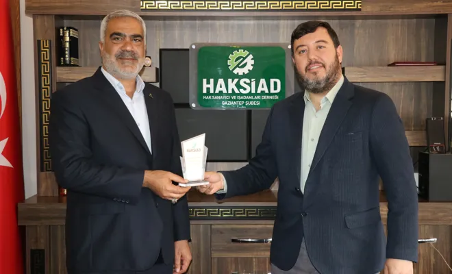 HAKSİAD Gaziantep Şubesinde bayrak değişimi